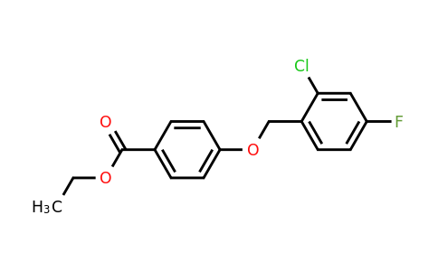 1486972-05-7 | Ethyl 4-((2-chloro-4-fluorobenzyl)oxy)benzoate