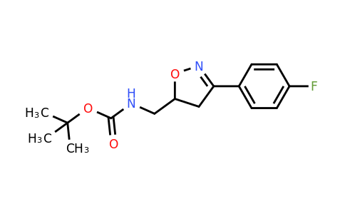 1488407-61-9 | tert-Butyl ((3-(4-fluorophenyl)-4,5-dihydroisoxazol-5-yl)methyl)carbamate