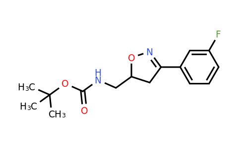 1488407-62-0 | tert-Butyl ((3-(3-fluorophenyl)-4,5-dihydroisoxazol-5-yl)methyl)carbamate