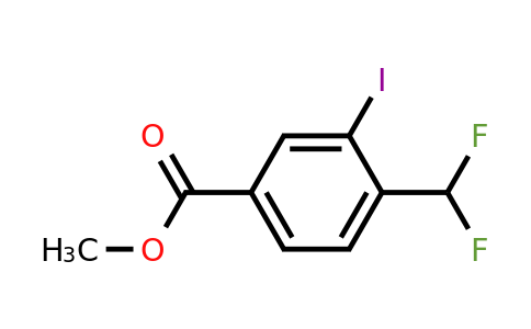 1488423-65-9 | Methyl 4-(difluoromethyl)-3-iodobenzoate