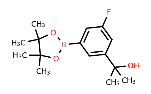 1492882-59-3 | 2-(3-Fluoro-5-(4,4,5,5-tetramethyl-1,3,2-dioxaborolan-2-yl)phenyl)propan-2-ol
