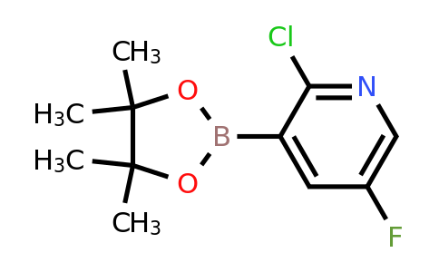 1492890-58-0 | 2-Chloro-5-fluoro-3-(4,4,5,5-tetramethyl-1,3,2-dioxaborolan-2-yl)pyridine