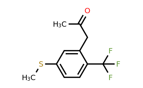 1493776-44-5 | 1-(5-(Methylthio)-2-(trifluoromethyl)phenyl)propan-2-one