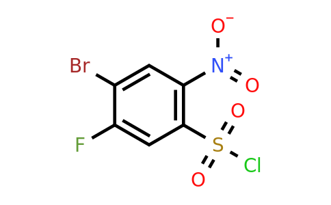 1495299-76-7 | 4-Bromo-5-fluoro-2-nitrobenzenesulfonyl chloride