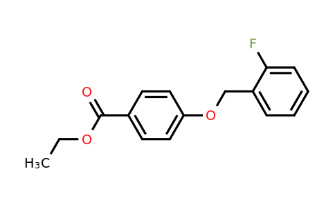 1498060-48-2 | Ethyl 4-((2-fluorobenzyl)oxy)benzoate