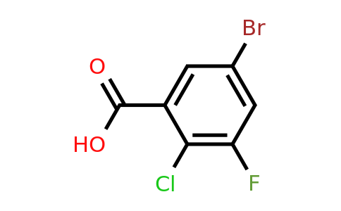 1498945-58-6 | 5-Bromo-2-chloro-3-fluorobenzoic acid