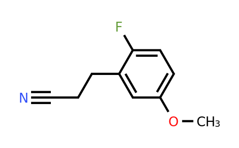 1501159-35-8 | 2-Fluoro-5-methoxyphenylpropanenitrile