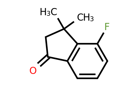 1501959-50-7 | 4-Fluoro-3,3-dimethyl-2,3-dihydro-1H-inden-1-one