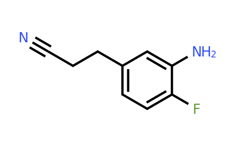 1502632-29-2 | 3-Amino-4-fluorophenylpropanenitrile