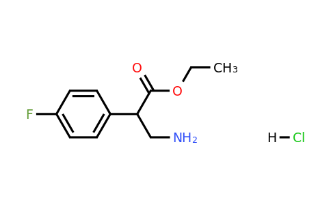 15032-47-0 | Ethyl 3-amino-2-(4-fluorophenyl)propanoate hydrochloride