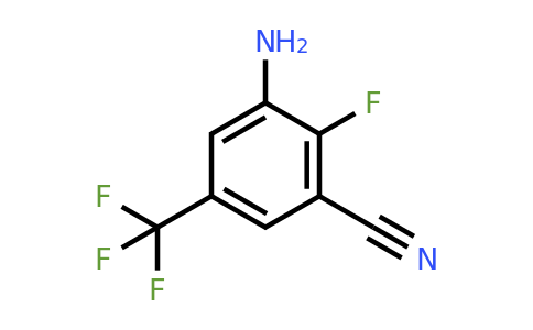 1503902-46-2 | 3-Cyano-2-fluoro-5-(trifluoromethyl)aniline