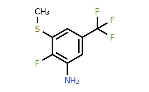 1504106-97-1 | 3-Amino-2-fluoro-5-(trifluoromethyl)thioanisole