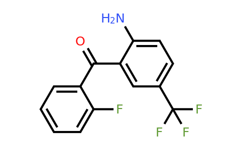 1504465-76-2 | (2-Amino-5-(trifluoromethyl)phenyl)(2-fluorophenyl)methanone