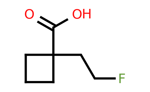 1-(2-fluoroethyl)cyclobutane-1-carboxylic acid