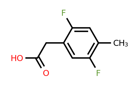 1506547-77-8 | 2-(2,5-Difluoro-4-methylphenyl)acetic acid