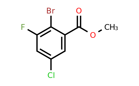 1507624-50-1 | Methyl 2-bromo-5-chloro-3-fluorobenzoate
