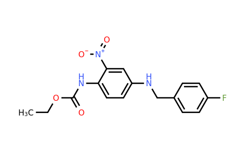 150812-23-0 | Ethyl (4-((4-fluorobenzyl)amino)-2-nitrophenyl)carbamate