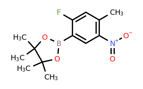 1510828-68-8 | 2-(2-Fluoro-4-methyl-5-nitrophenyl)-4,4,5,5-tetramethyl-1,3,2-dioxaborolane