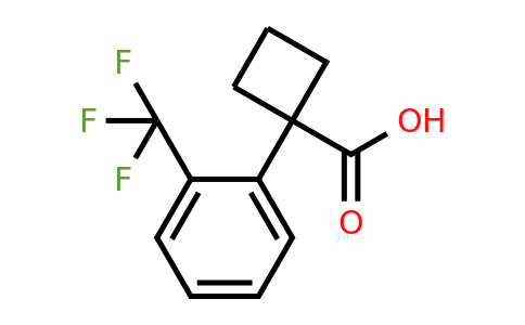 151157-52-7 | 1-(2-(Trifluoromethyl)phenyl)cyclobutanecarboxylic acid