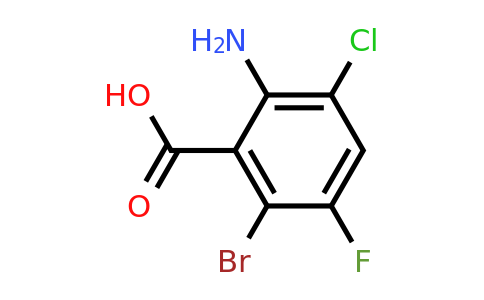 1513119-35-1 | 2-Amino-6-bromo-3-chloro-5-fluorobenzoic acid