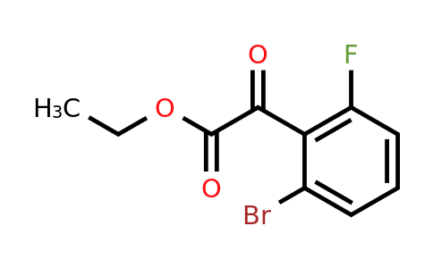 Ethyl 2-(2-bromo-6-fluorophenyl)-2-oxoacetate