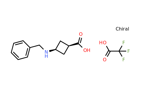 1523571-21-2 | cis-3-(Benzylamino)cyclobutanecarboxylic acid compound with 2,2,2-trifluoroacetic acid (1:1)