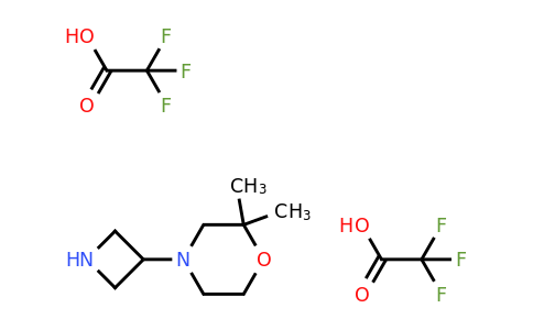 4-(Azetidin-3-yl)-2,2-dimethylmorpholine bis(2,2,2-trifluoroacetate)
