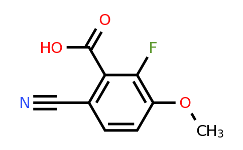 1525506-53-9 | 6-Cyano-2-fluoro-3-methoxybenzoic acid