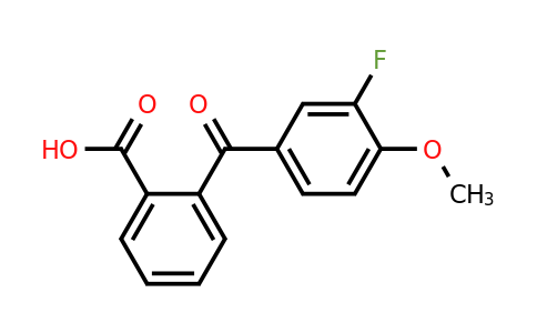 152567-81-2 | 2-(3-Fluoro-4-methoxybenzoyl)benzoic acid