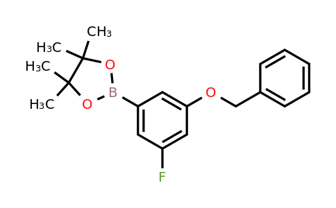 1528757-88-1 | 2-(3-(benzyloxy)-5-fluorophenyl)-4,4,5,5-tetramethyl-1,3,2-dioxaborolane