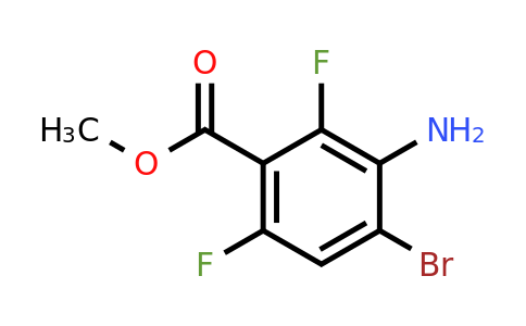 1529613-64-6 | Methyl 3-amino-4-bromo-2,6-difluorobenzoate