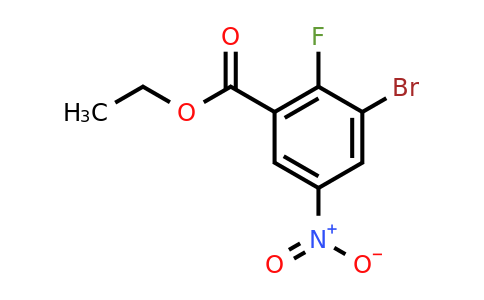 1532617-12-1 | Ethyl 3-bromo-2-fluoro-5-nitrobenzoate