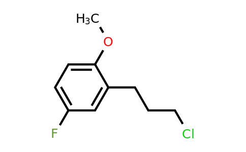 1533756-94-3 | 2-(3-Chloropropyl)-4-fluoroanisole