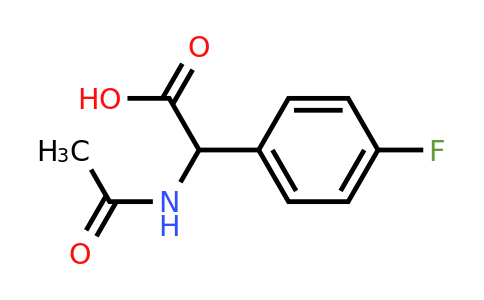 153381-37-4 | 2-Acetamido-2-(4-fluorophenyl)acetic acid