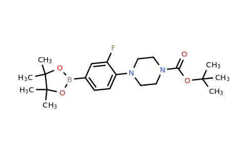 1534377-96-2 | tert-Butyl 4-(2-fluoro-4-(4,4,5,5-tetramethyl-1,3,2-dioxaborolan-2-yl)phenyl)piperazine-1-carboxylate