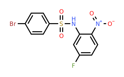 1534688-91-9 | 4-Bromo-n-(5-fluoro-2-nitrophenyl)benzenesulfonamide