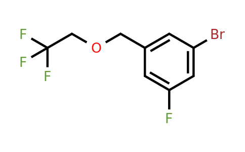1536885-81-0 | 1-Bromo-3-fluoro-5-((2,2,2-trifluoroethoxy)methyl)benzene
