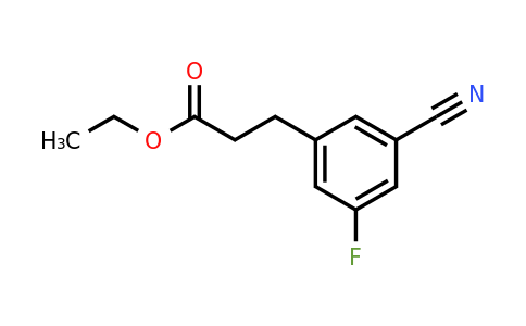 1539541-59-7 | Ethyl 3-cyano-5-fluorophenylpropanoate