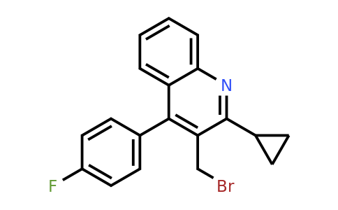 154057-56-4 | 3-(bromomethyl)-2-cyclopropyl-4-(4-fluorophenyl)quinoline (Pitavastatin Impurity）