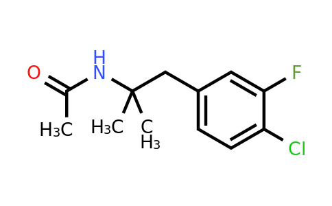 1542259-91-5 | N-(1-(4-chloro-3-fluorophenyl)-2-methylpropan-2-yl)acetamide