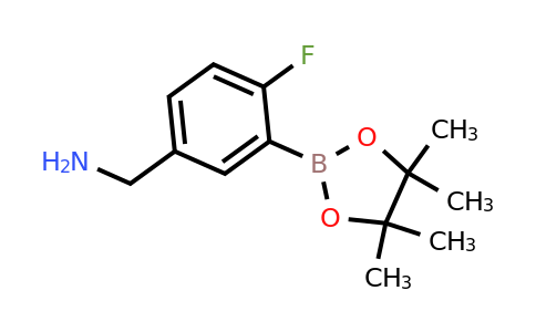 1544673-68-8 | (4-Fluoro-3-(4,4,5,5-tetramethyl-1,3,2-dioxaborolan-2-yl)phenyl)methanamine