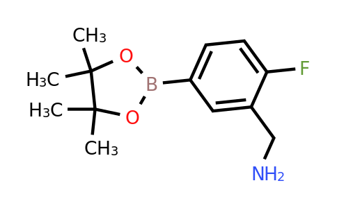 1544673-73-5 | (2-Fluoro-5-(4,4,5,5-tetramethyl-1,3,2-dioxaborolan-2-yl)phenyl)methanamine
