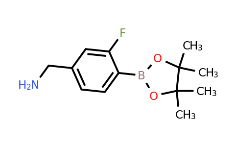1544673-76-8 | (3-Fluoro-4-(4,4,5,5-tetramethyl-1,3,2-dioxaborolan-2-yl)phenyl)methanamine