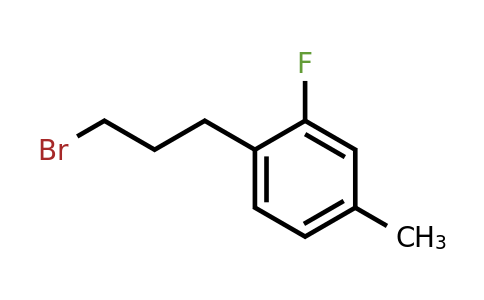 1544978-81-5 | 4-(3-Bromopropyl)-3-fluorotoluene