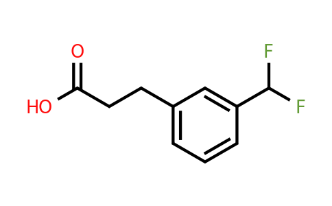 1546707-21-4 | (3-(Difluoromethyl)phenyl)propanoic acid
