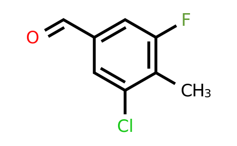1547047-69-7 | 3-Chloro-5-fluoro-4-methylbenzaldehyde