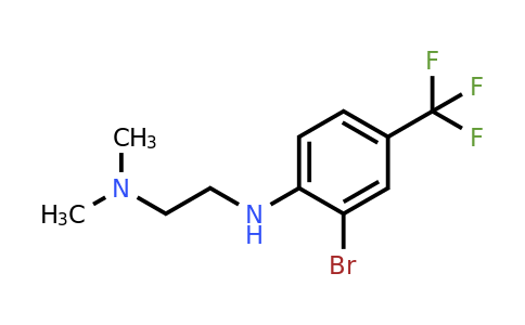 1547425-86-4 | N1-(2-BROMO-4-(TRIFLUOROMETHYL)PHENYL)-N2,N2-DIMETHYLETHANE-1,2-DIAMINE