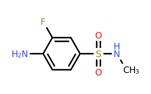 1549380-43-9 | 4-Amino-3-fluoro-N-methylbenzenesulfonamide