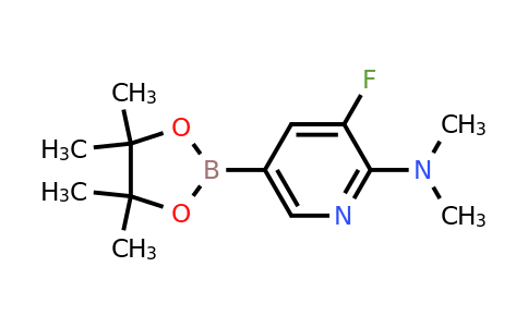 1550370-68-7 | 3-Fluoro-N,N-dimethyl-5-(4,4,5,5-tetramethyl-1,3,2-dioxaborolan-2-yl)pyridin-2-amine