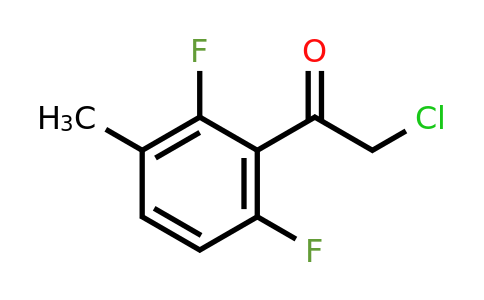 1551572-61-2 | 2',6'-Difluoro-3'-methylphenacyl chloride